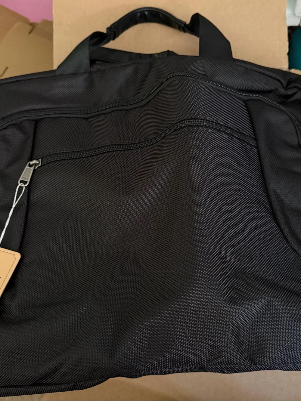 Black Travel Briefcase laptop case
